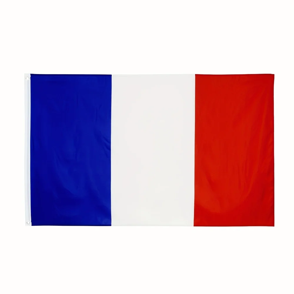 1pc Great France Flag 60x90cm Hanging Durable Polyester Blue White Red Fra Fr French National Flags Polyester Banner For Decor