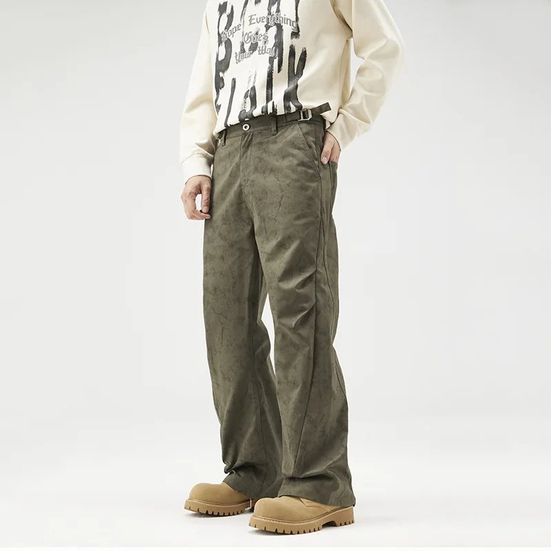 

New Fashion Men Streetwear Trendy Straight Casual Jeans for Teenagers Quality Male Wide Leg Loose Retro Denim Jeans Trousers 3XL