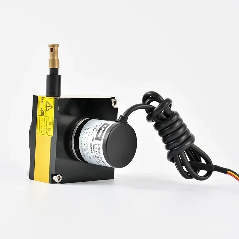 MNH200-A2-4000mm 4-20ma tipo potenciômetro misto enrolado sem fio sensor de corda de tração 10k transdutor de posição de fio de tração