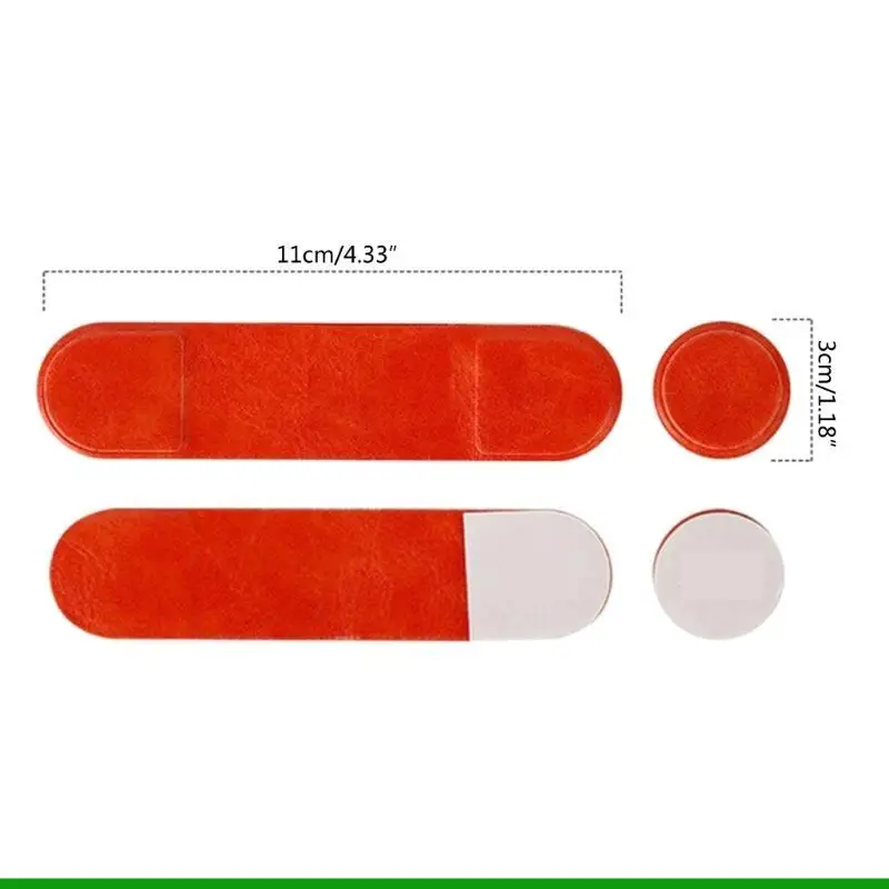 U55C Zelfklevende PU Pen Clip Potloodhouder voor notebook Tijdschriften Kalenders Clipboar