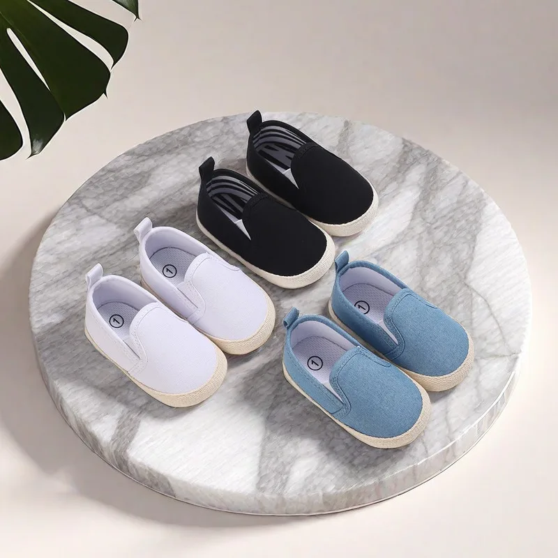 Prewalker baby fashion cotton flat shoes cute casual walking shoes suitable for newborns aged 0-18M