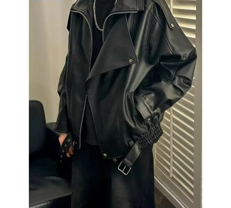 سترة جلدية جديدة لخريف 2025 ذات طراز راقي وسترة عصرية متعددة الاستخدامات #1