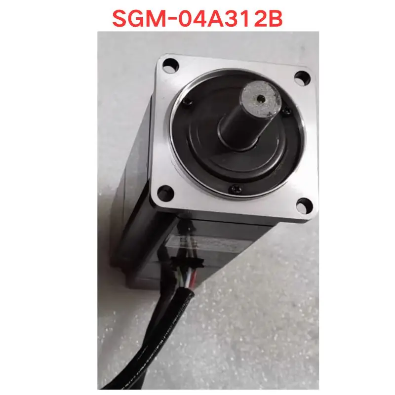 Used OEM disassembled parts SGM-04A312B servo motor Functional test OK