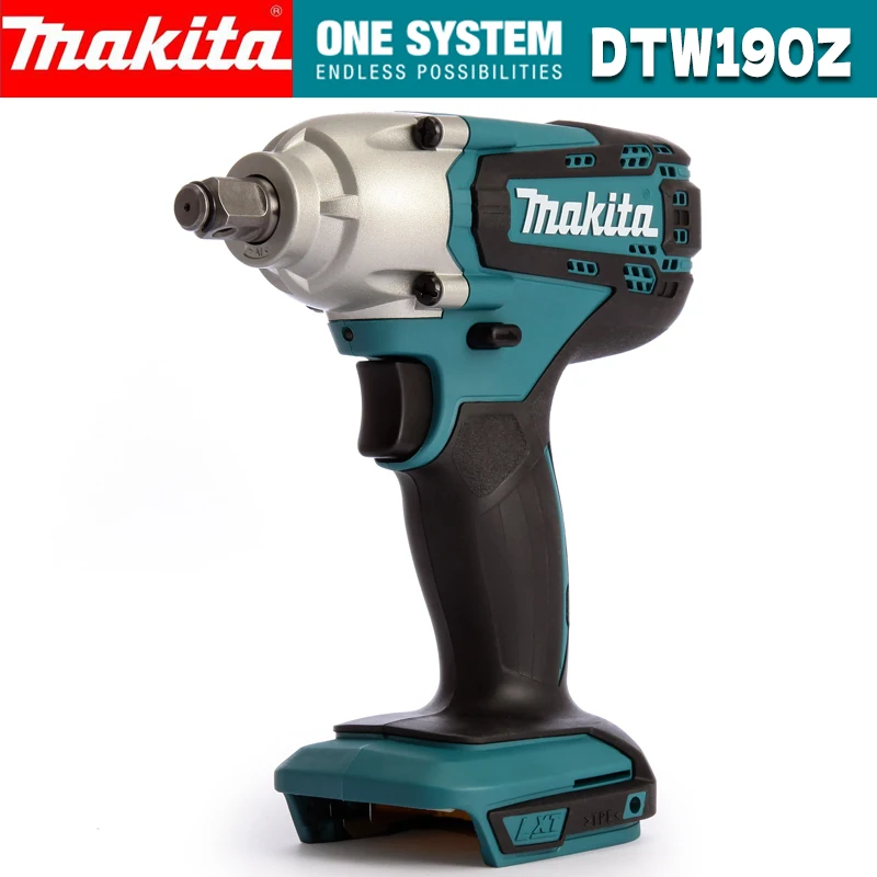 makita lxt chave de impacto sem fio ferramenta de reparacao profissional ferramentas eletricas chave eletrica recarregavel torque 190 nm dtw190 18v 01