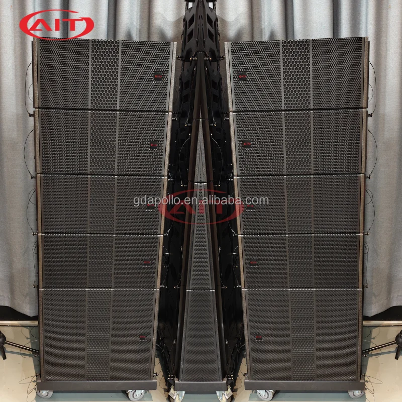 LA-210NW Dual 10 Inch Neodymium Professional Line Array Speaker High Power Waterproof PA Sound System for Concerts Events