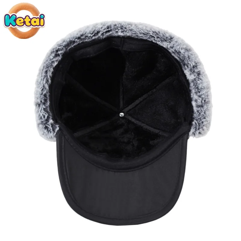 AliExpress NONE Popular Winter Men's Hat Windproof Thickened Warm Ear Protectin Fashionable and Multifunctional Outdoor Leisure Cycling Cold Hat