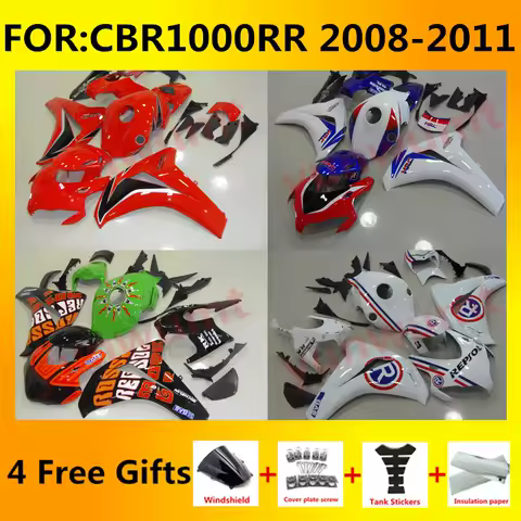 fairing For CBR1000RR CBR 1000 RR CBR1000 RR 2008 2009 2010 2011 Whole Motorcycle Fairings Kits Full Bodywork Accessories zxmt