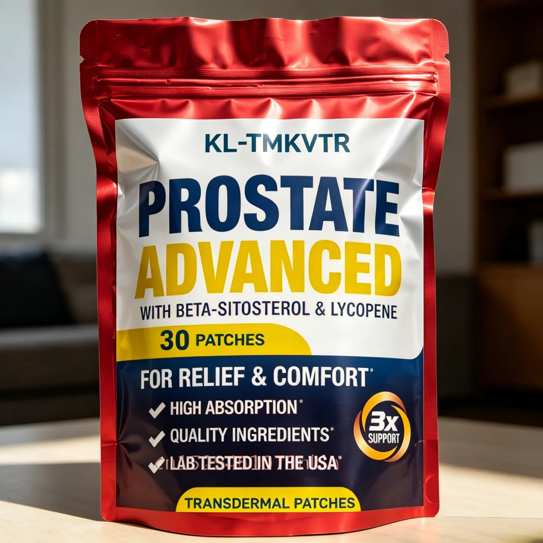 30 Patches Prostate Transdermal Patches For Men – Reduce Bathroom Trips, Promote Sleep, Support & Bladder Emptying