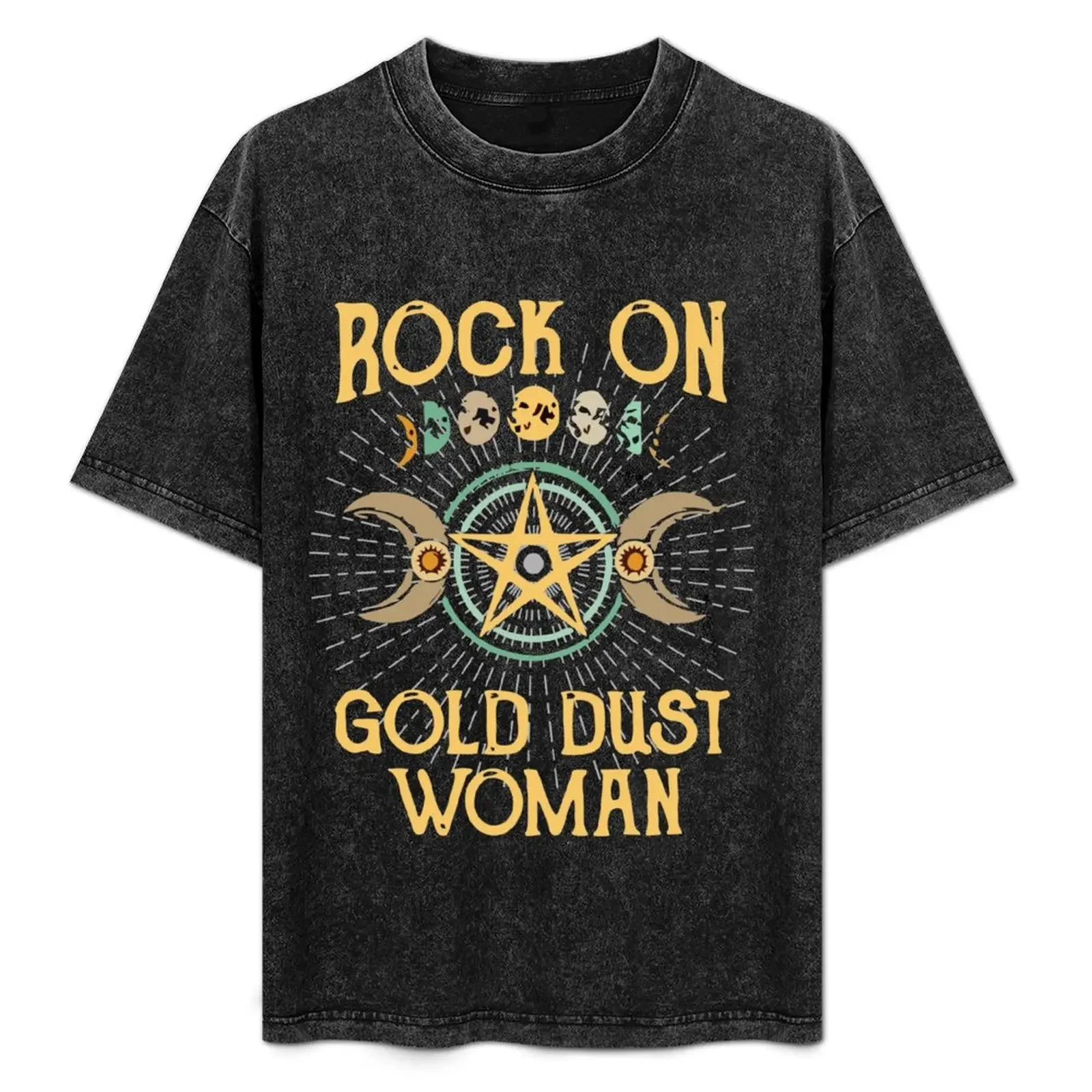 

Rock On Gold Dust Funny Tees T-Shirt t shirts designer t shirts for man graphic vintage T-Shirt