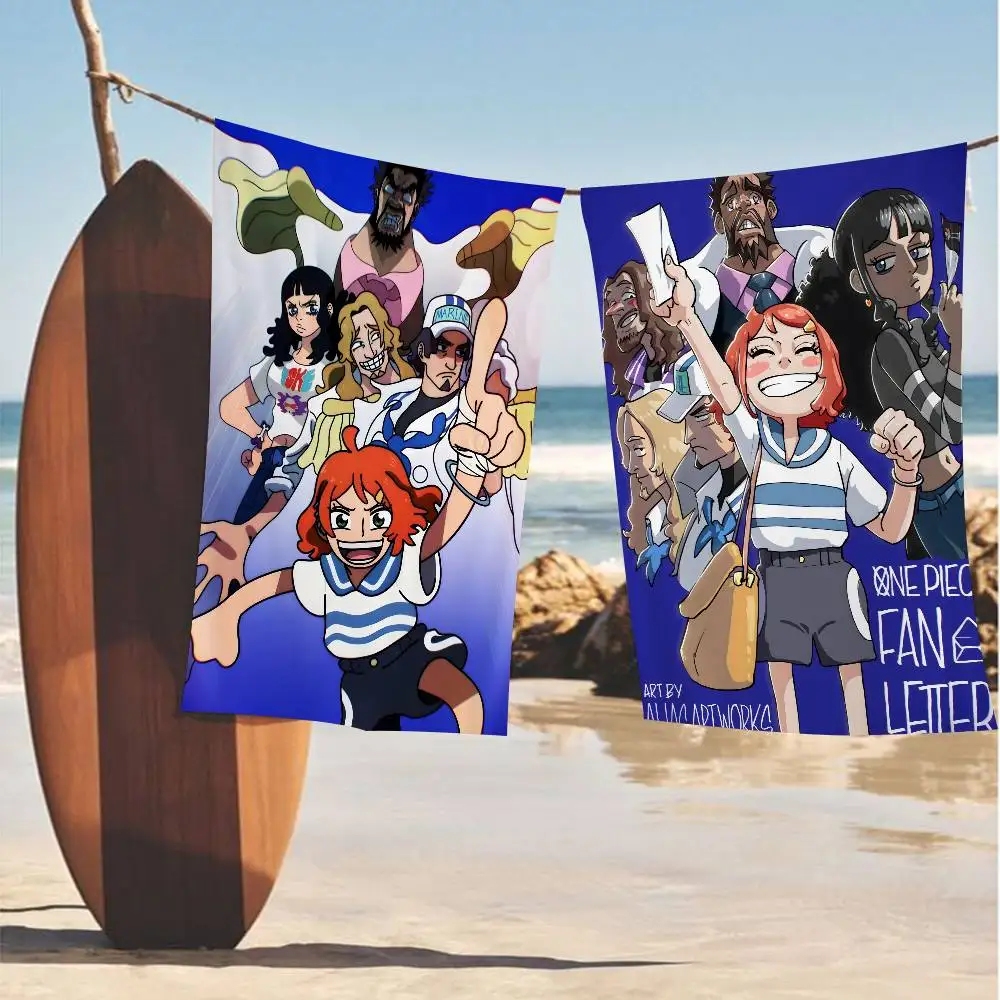 ผ้าขนหนูอนิเมะลายการ์ตูนวันพีซสำหรับเด็ก ผ้าขนหนูอาบน้ำส่วนตัว ผ้าขนหนูสำหรับสระว่ายน้ำ ของขวัญวันหยุด ผ้าขนหนูปิกนิก ของขวัญสำหรับงานปาร์ตี้