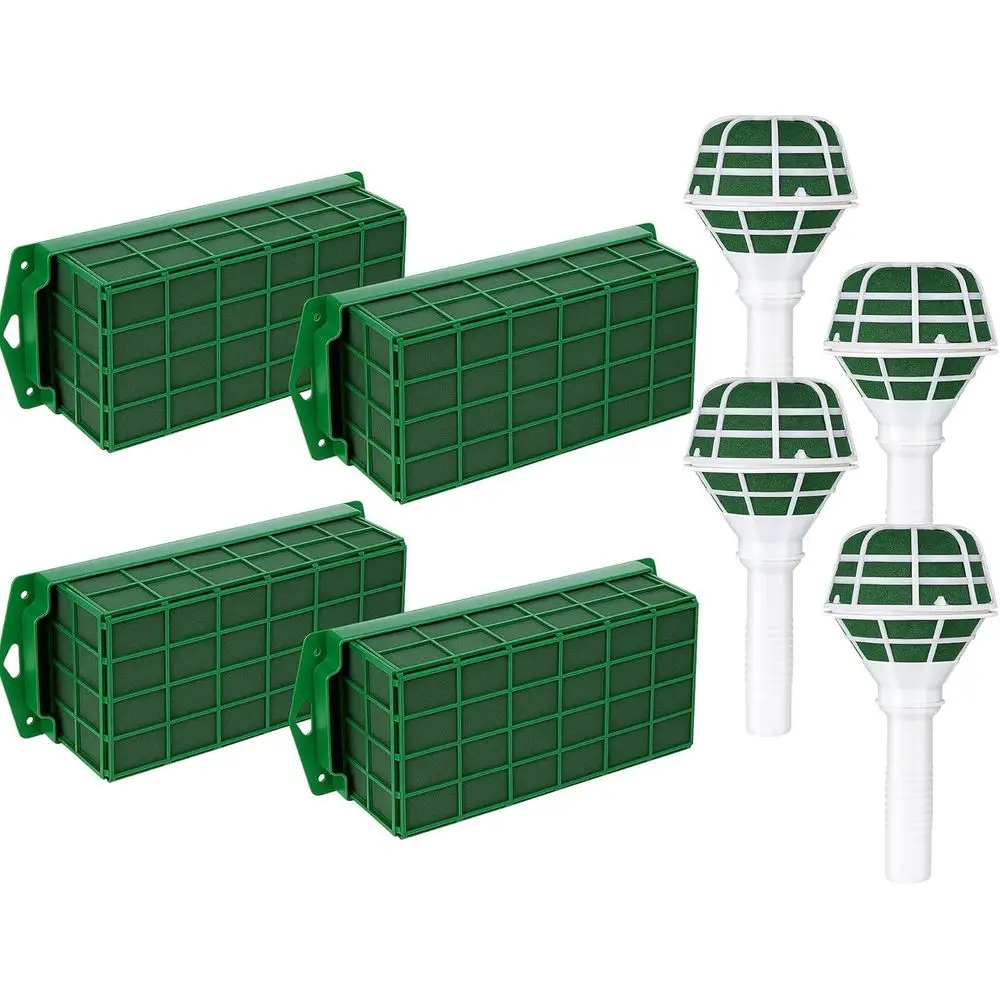 

Boao 8 Pieces loral oam Cage lower Holder Include Bridal Bouquet and Rec2 Shapes, or resh lower Arrangement and Wedding Supplies