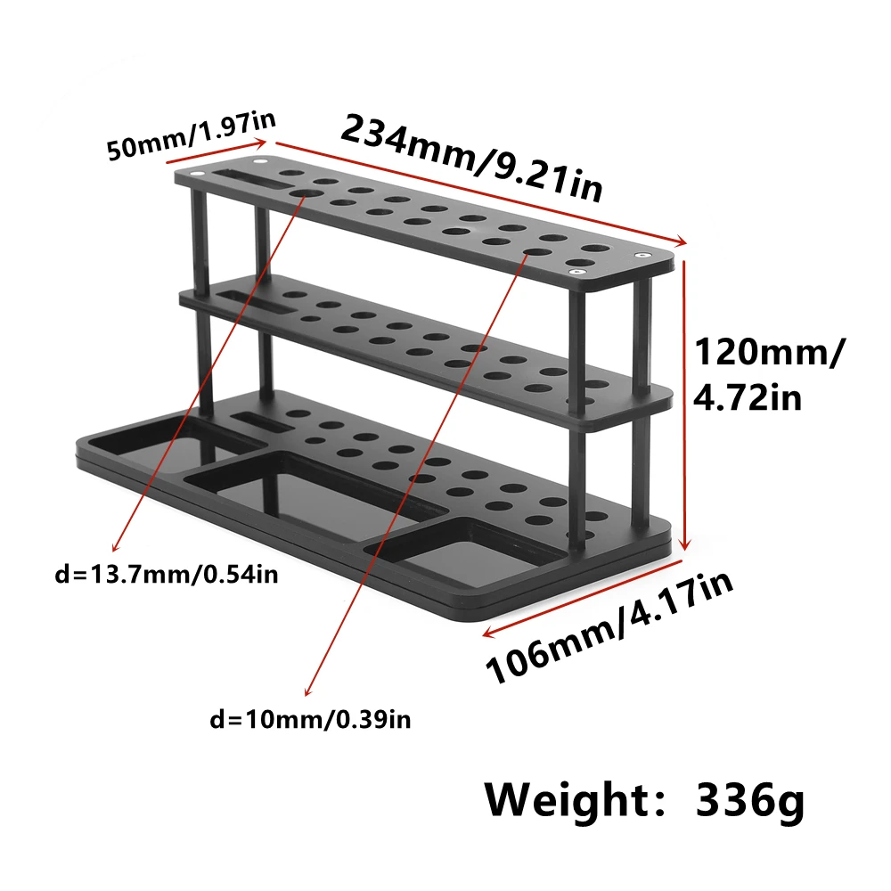 Acrylic Screwdriver Storage Rack Holder Screwdriver Organizers Tool Screwdriver Place Support For RC Model Car RC Aircraft Boat