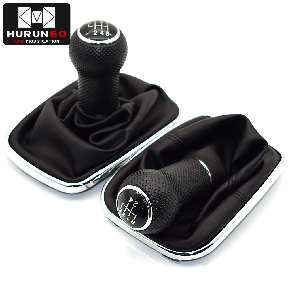 23mm 5 Speed 6 Speed For Volkswagen 1999-2004 Golf 4 IV MK4 R32 Bora MT Car Gear Shift Knob Lever Shifter Gaitor Boot