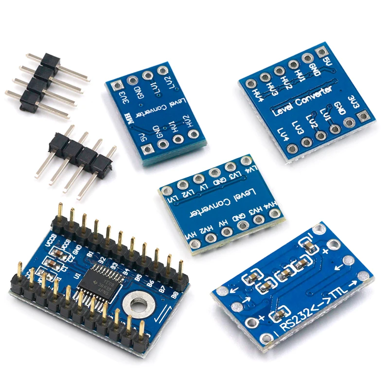 MAX3232 Nível para TTL Nível Converter Board, Mini RS232 MCU, Porta Serial, Módulo é 2 4 8