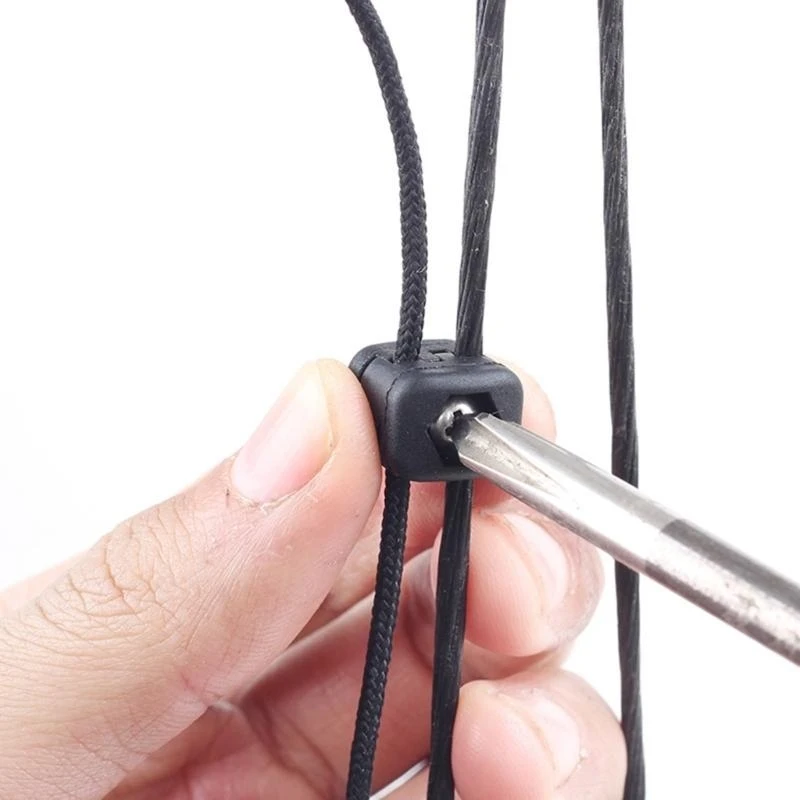 5Pcs Compound Bows Fastener Clip Drop Away Arrows Rest Clamp Buckle Plastic Cable Fastener Clip Outdoor Accessory