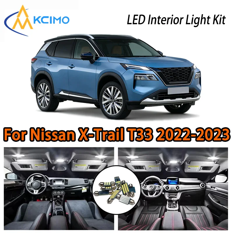 

KCIMO для Nissan X-Trail T33 2022-2023 Комплект интерьера премиум-класса со светодиодной подсветкой — 2 цвета, быстрая установка, долговечность