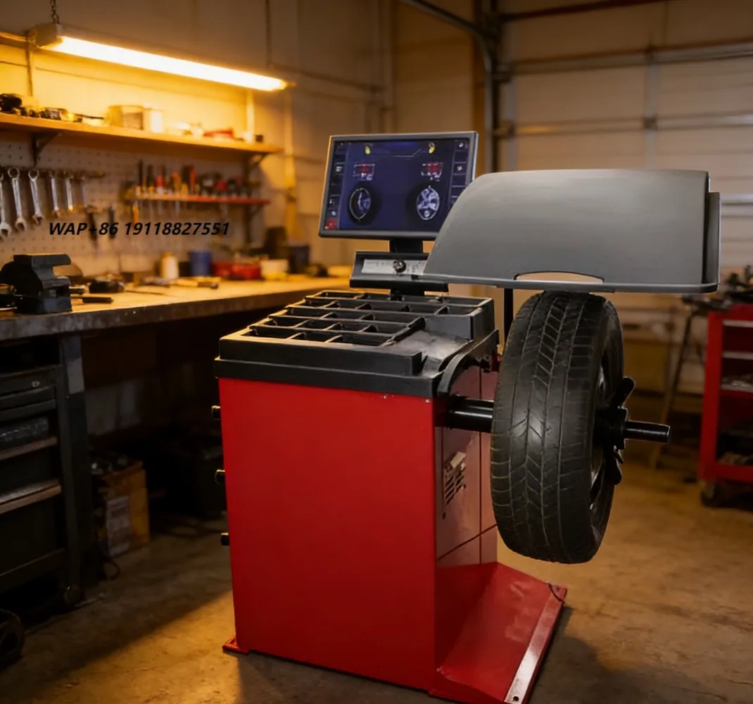 

Semi-Automatic Light Duty Wheel Balancer for Passenger Cars & Motorcycles Workshop Use