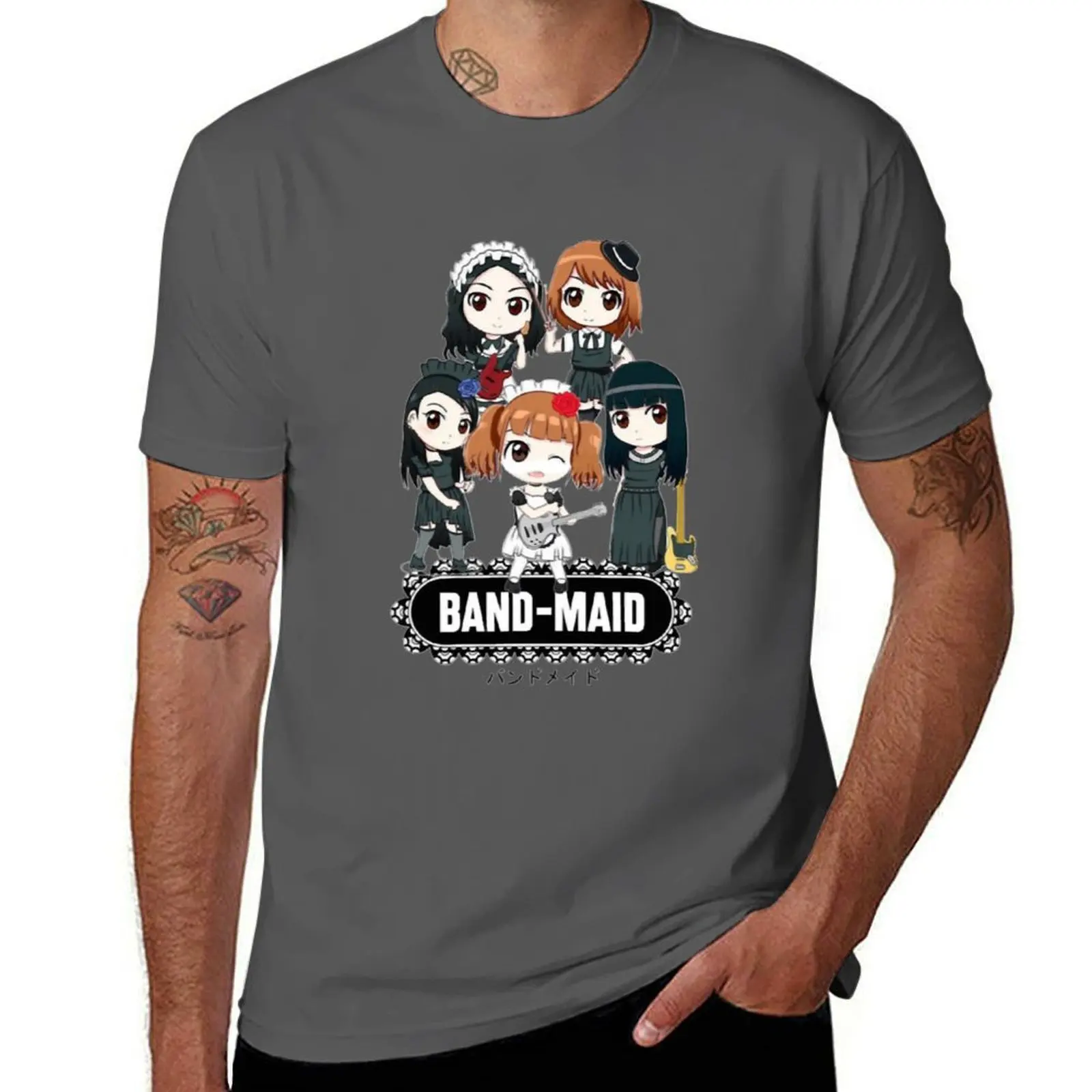 

Music Retro Band Maid T-Shirt man t shirts high quality luxury brand t shirt for man T-Shirt