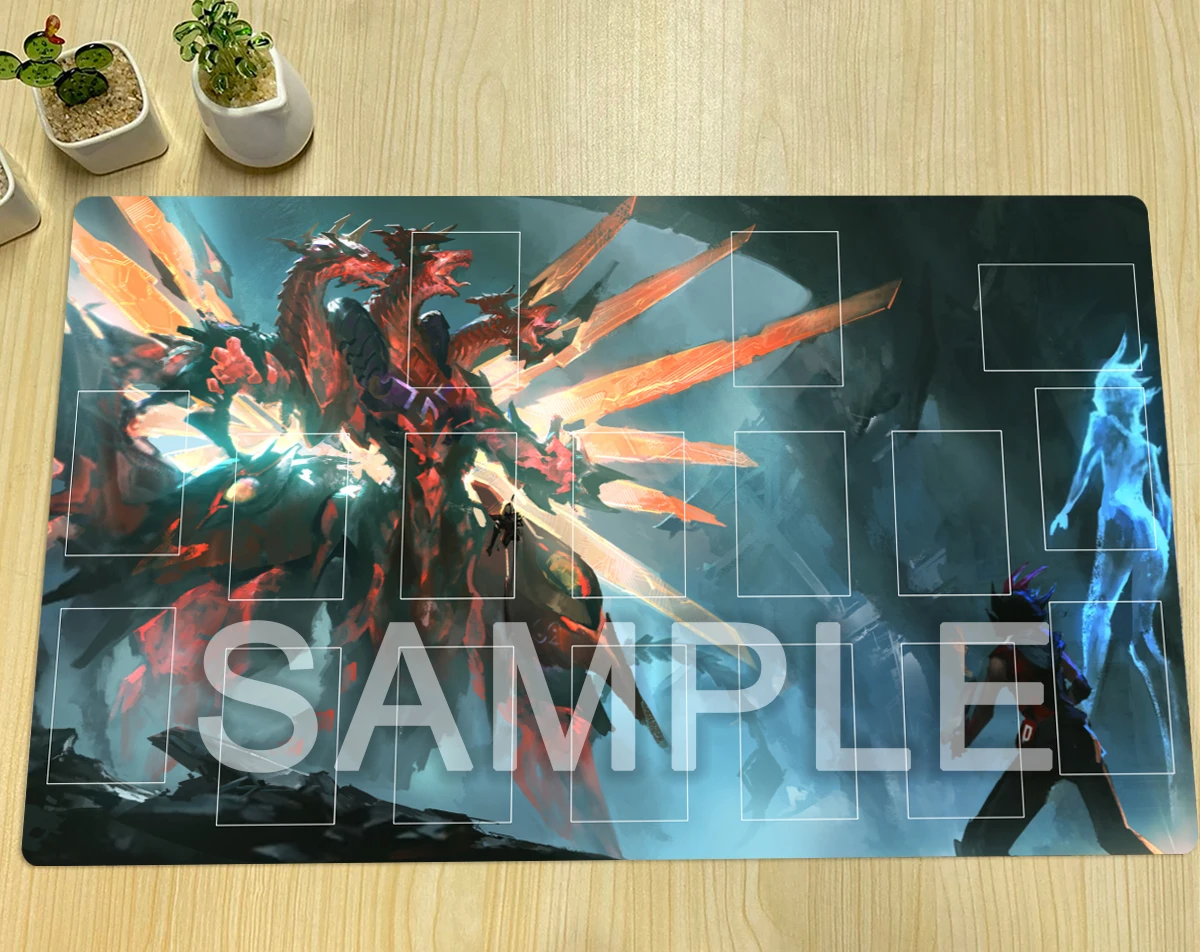 YuGiOh Mat Number C62: Neo Galaxy-Eyes Prime Photon Dragon TCG CCG Playmat Trading Card Game Duel Mat Rubber Mouse Pad Free Bag