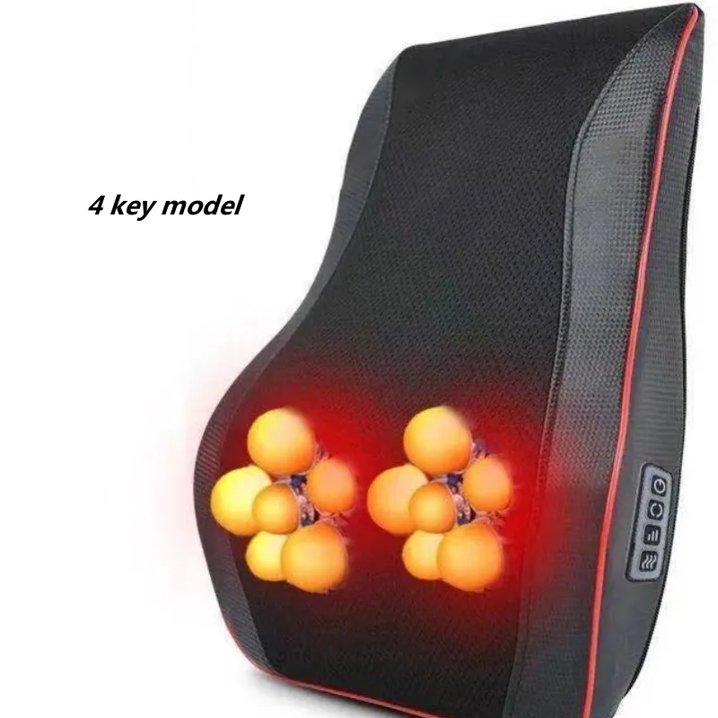 

Senxiao Battery Operated Full Body Massage Lumbar Support Cushion Cervical Back Massage with Heat and Vibration