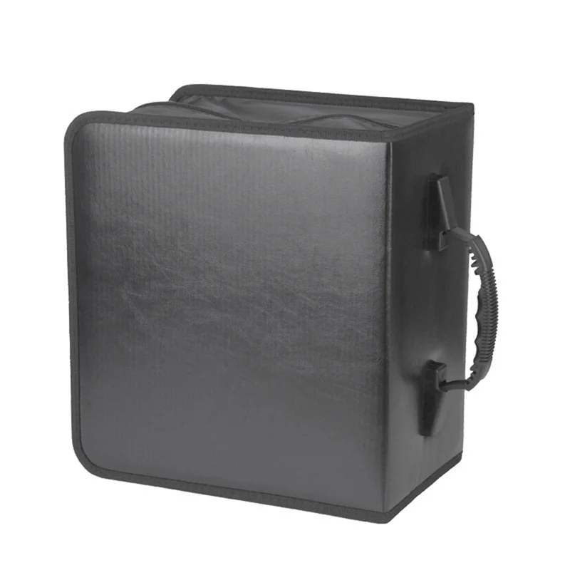 حافظة تنظيم تخزين الأقراص المضغوطة/DVD بسعة 400 محمولة، حامل أقراص مضغوطة عالي السعة للمنزل والسفر