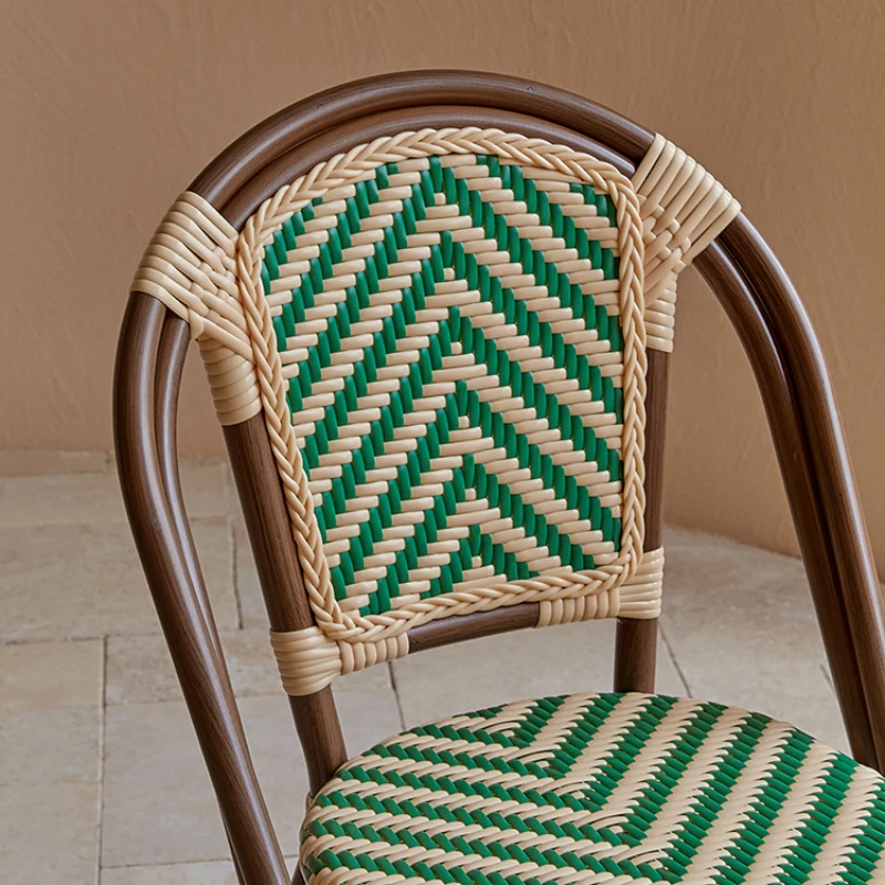 Sillas De Comedor al aire libre De ratán, Sillas De Comedor modernas De mediados De siglo, tocador nórdico, muebles De Jardín