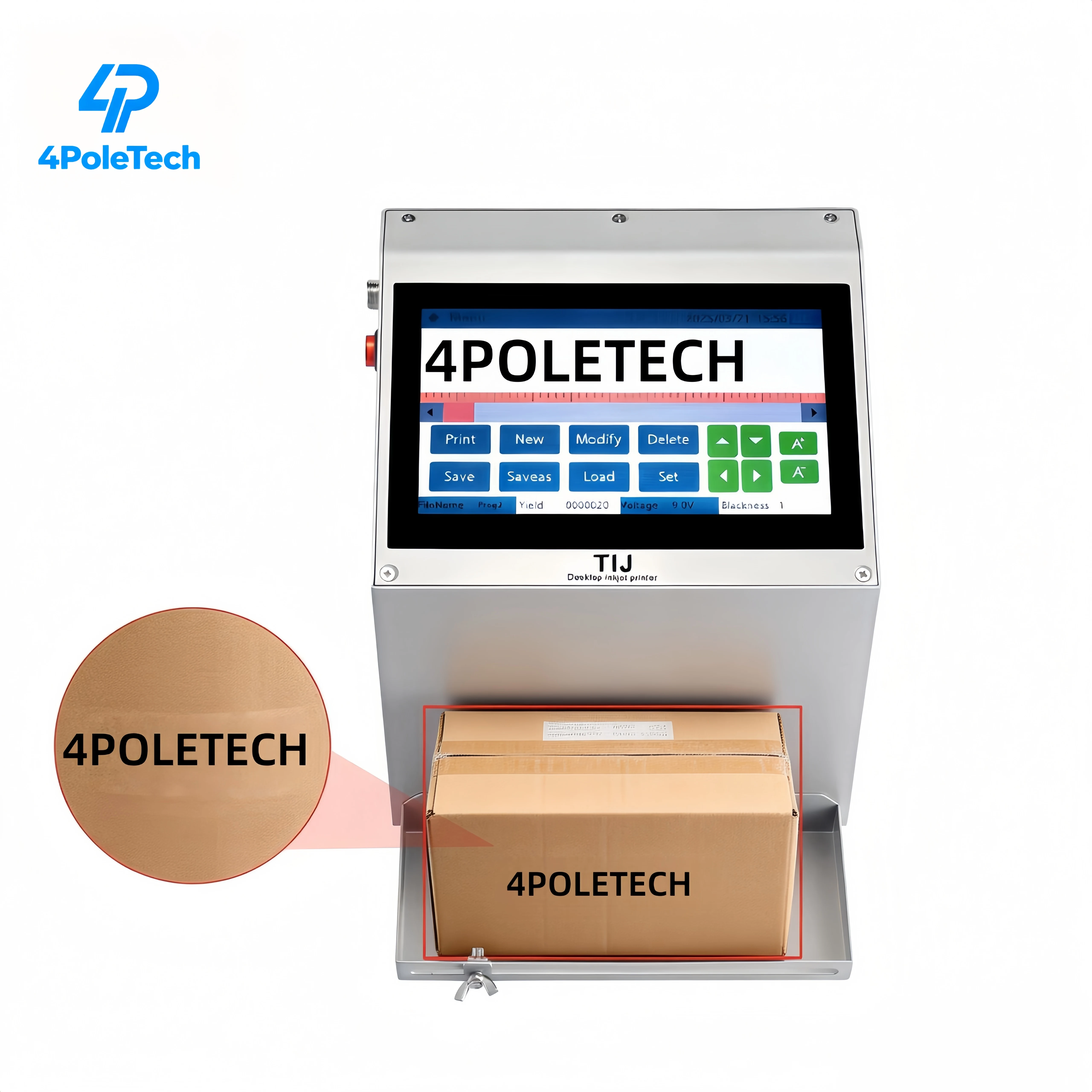 

Hot Sale Industrial Inkjet Printer Desktop TIJ Printer For Date Qr Code Bar Code Printing On Bottle Plastic Bag