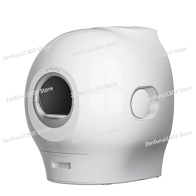 

Cat Splash-proof Toilet Flush Cat Toilet Pet Automatic Smart Cat Litter Box