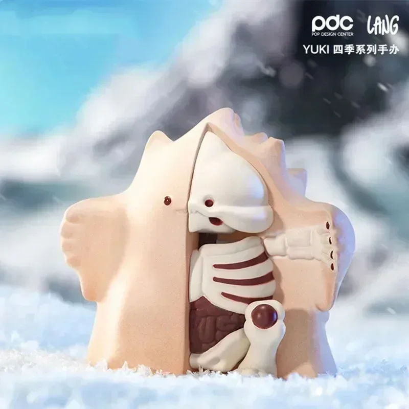 Коллекционные фигурки Pop Mart Yuki Four Seasons Series: милые аниме-персонажи в закрытых коробках, игрушки-сюрпризы, загадочные куклы для девочек, подарок