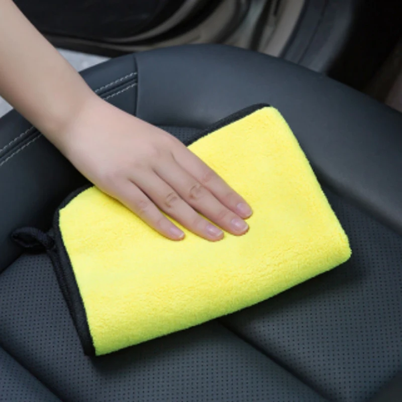 New 30x30CM Car Wash Towel Supplies Microfiber Towel Cleaning Washing Accessories Auto Detailing Cloth Home Kitchen Supplies