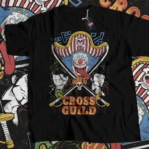 

Anime Cross Guild T-shirt Unisex, Retro style, Anime Manga Shirt