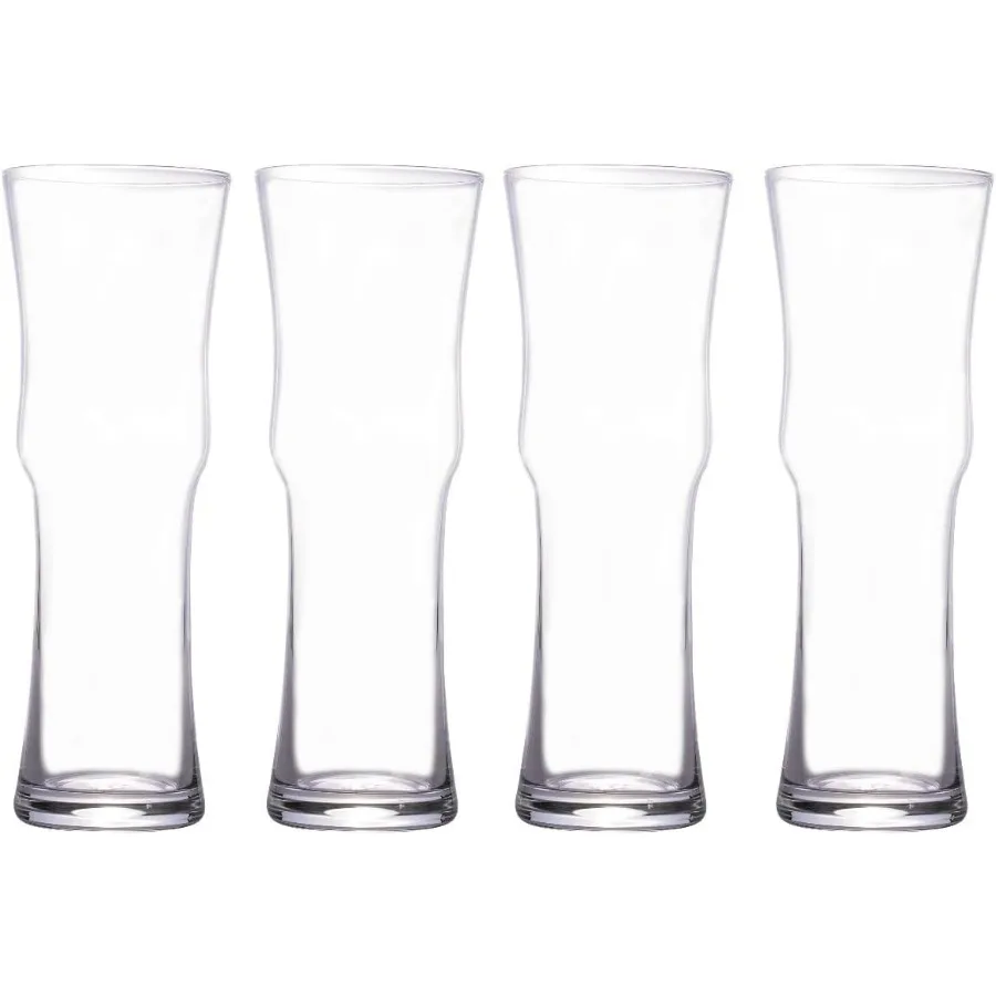 

Tall Cocktail Glass Set of 12 Handcrafted Highball Bar Glasses for Beer Juice Iced Tea 15oz Liquor Glass 12Pack [2021] Ideal fo