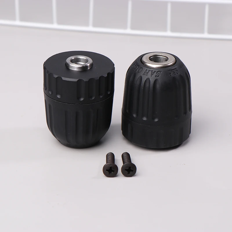 Mandrino per trapano senza chiave da 0.8-10mm adattatore per mandrino per trapano con gambo esagonale da 1/4 di pollice strumento di conversione per avvitatore a percussione a connessione rapida