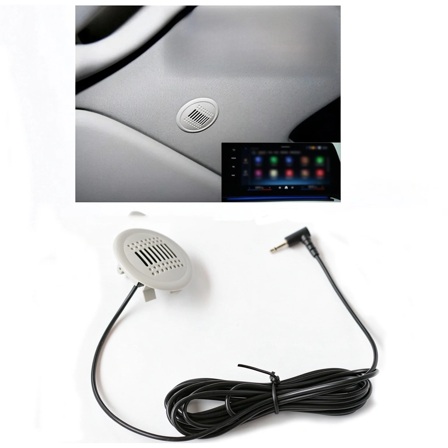 Car 2.5mm Wired Microphone For Mini For BMW For Benz For Skoda Complies With Original Factory Specifications