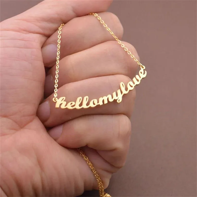 

Custom Made Letter Hip Hop Young LGBT Single Chain Decoration Party Girls Sticker Printing Thick Trendy Collar Bestselling