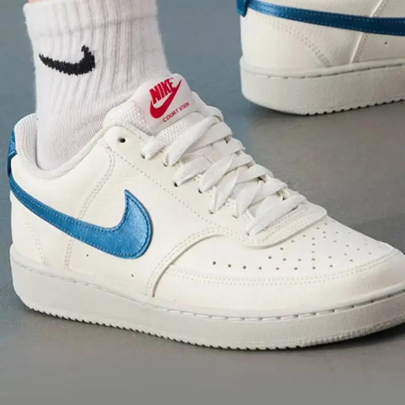 New Authentic Nike Court Vision Low Women's Minimalist Versatile Outdoor Breathable Casual Sneakers IM7799-133