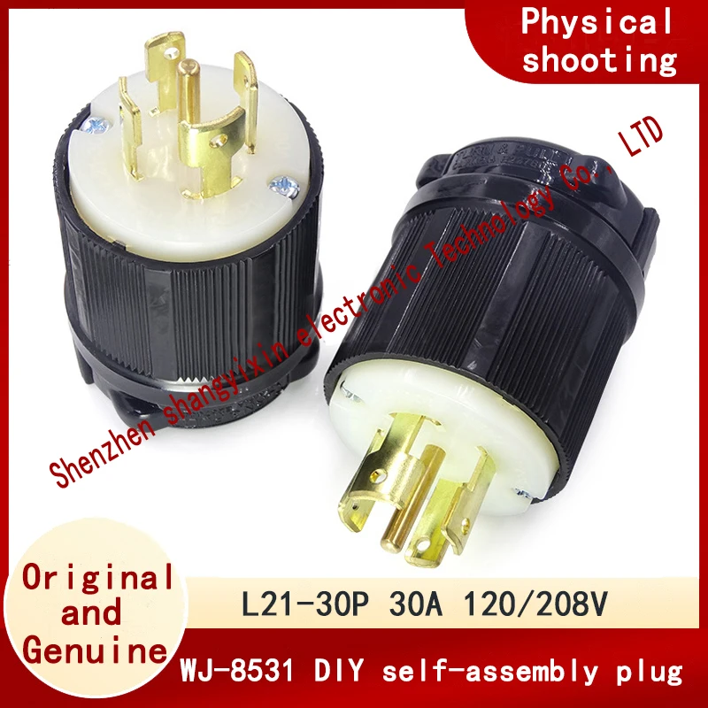 NEMA L21-30P American generator industry high power plug 30A 120/208V WJ-8531