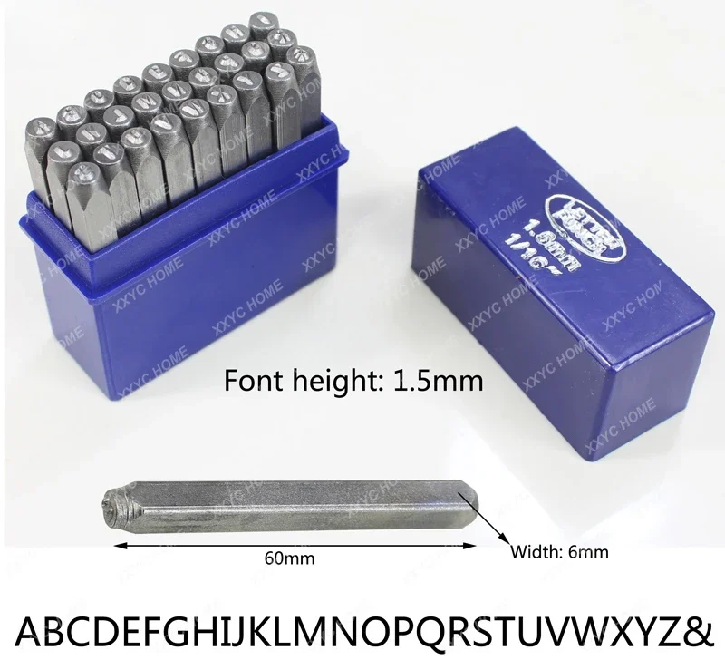 Low Price High Quality Stamps Alphabet And 26 English Letters Set Punch Steel Metal 9 Die Tool Case Craft