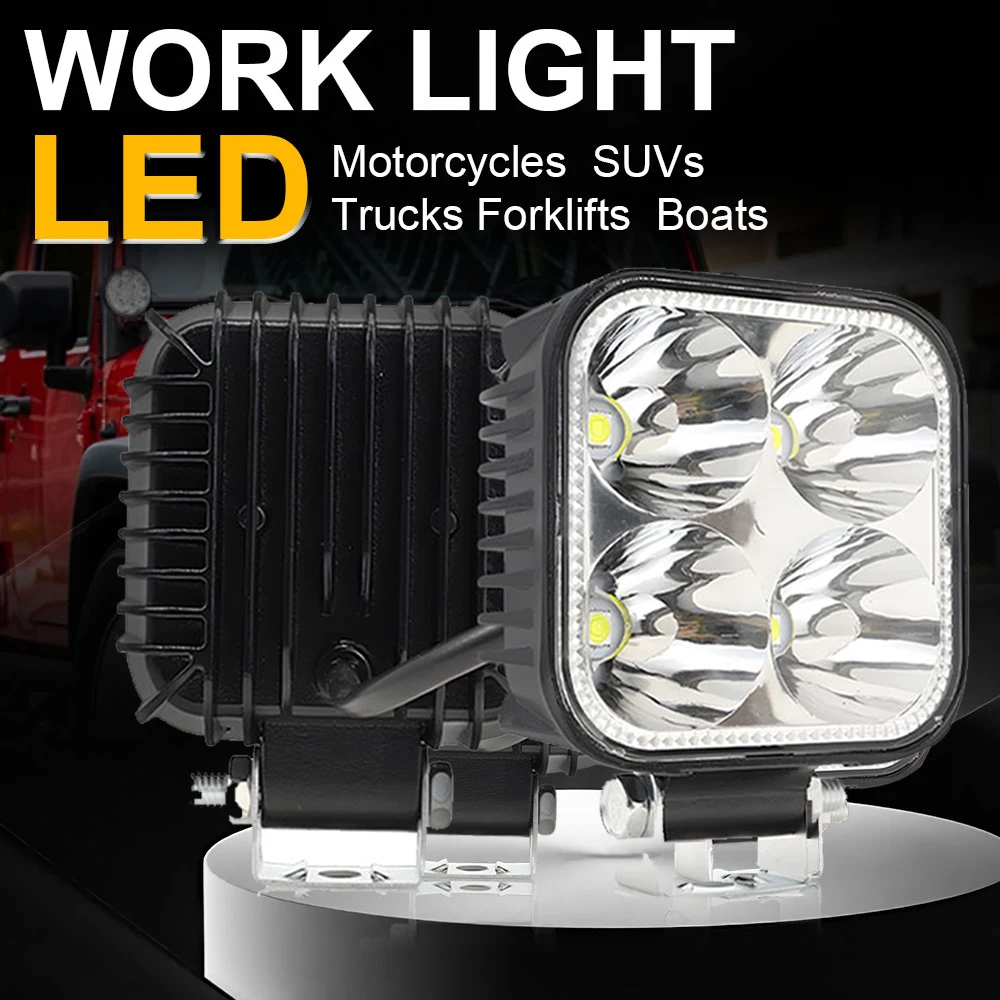 

Driving Off Road LED 3" inch Spot Flood LED Light for Truck Tractor 4x4 Atv Boat Car Headlights Work Light bar spotlights LED