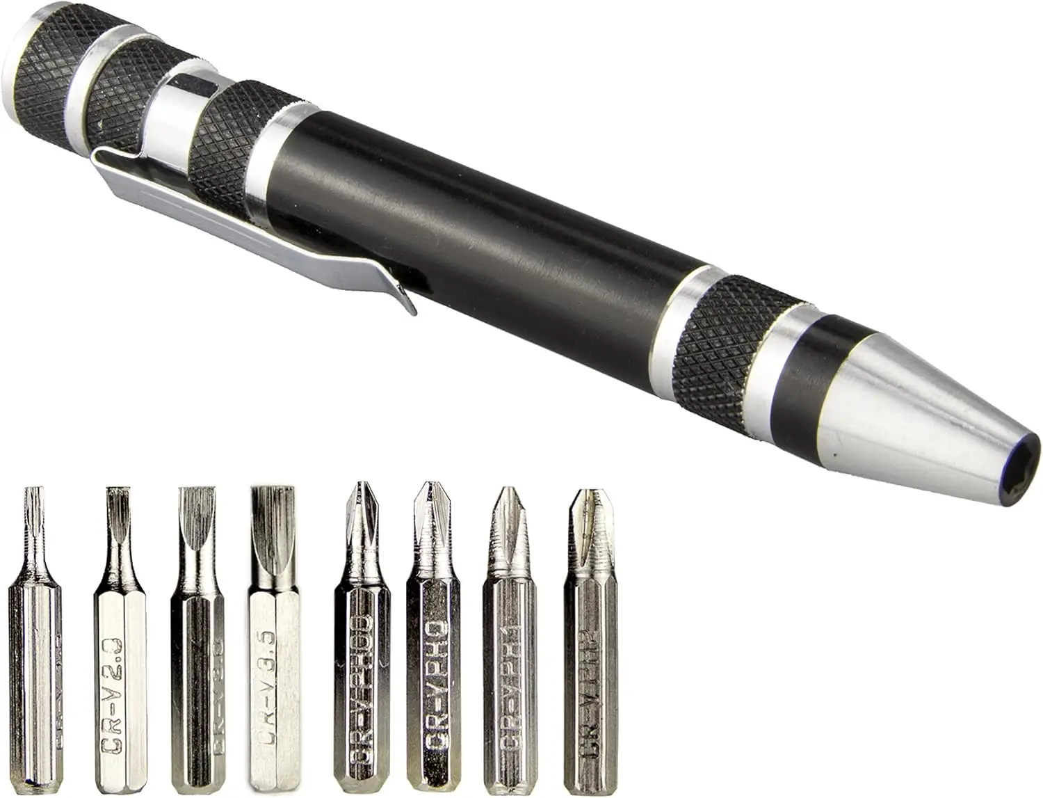 8-in-1 Multifunktions-Stift-Schraubendreher-Set, Handliches Werkzeug, Magnetischer Tragbarer Schraubendreher für Reparaturen und Installationen – Detail 9