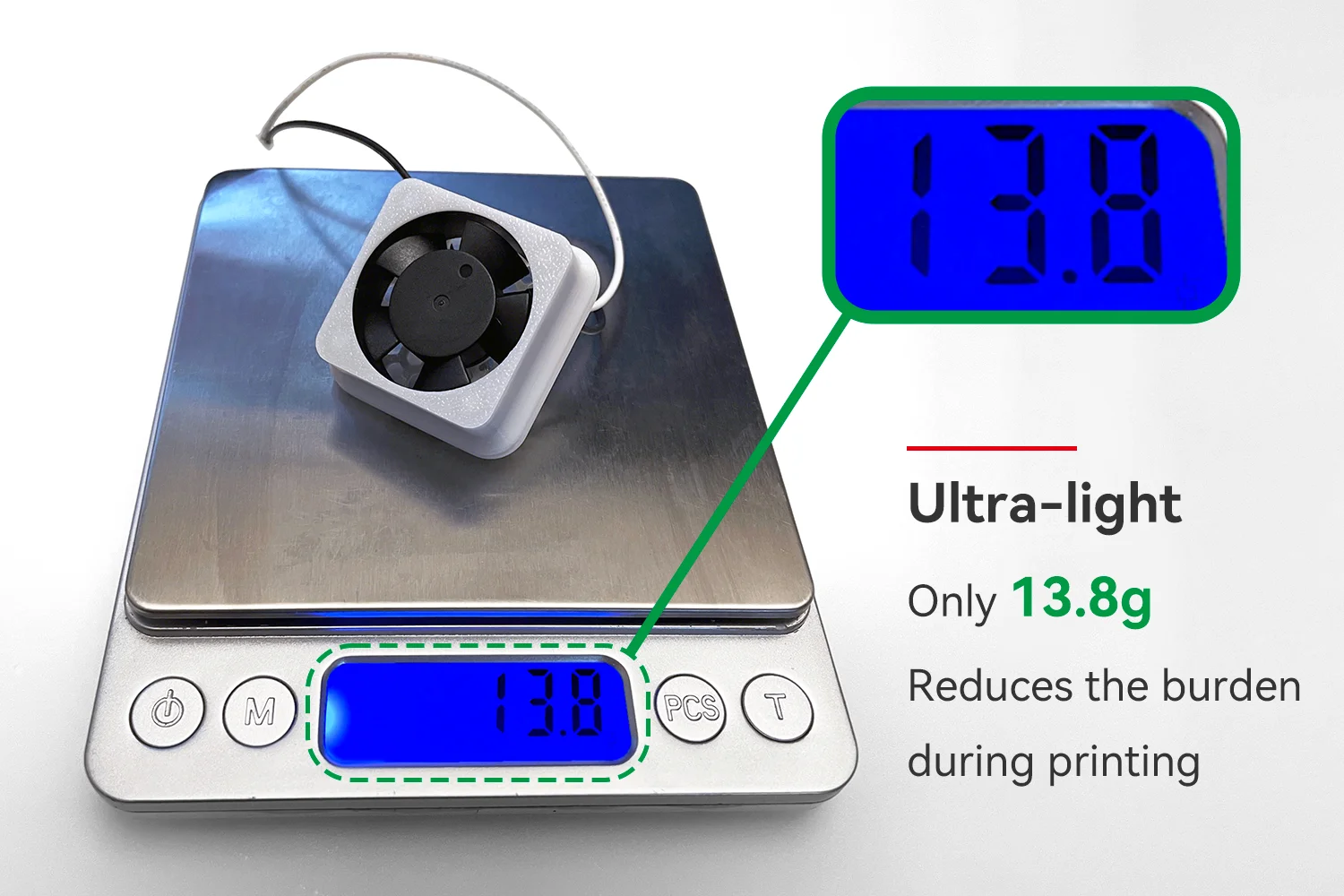 Für Bambu Lab A1/A1mini Extrusionsmotor-Kühlkit mit Auto-Start-Stopp-Funktion, Hocheffizienter & Geräuscharmer Lüfter – Detail 5