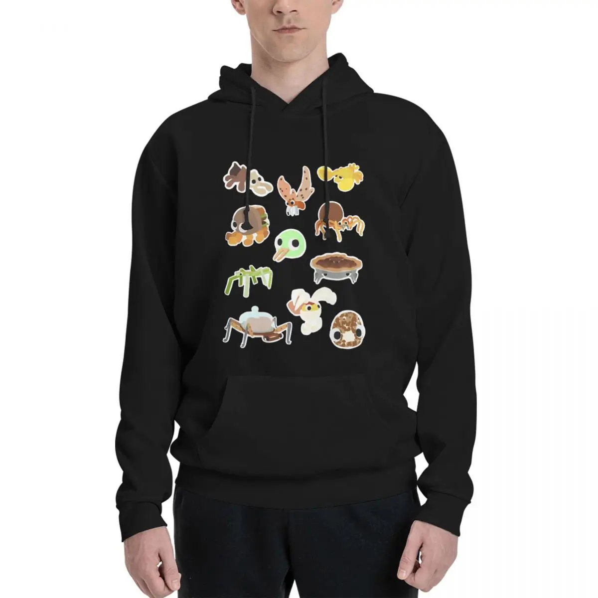 

The Isle Of BIGsnax Bugsnax Pack Толстовка с капюшоном Harajuku Пуловер Осень Зима Мужчины Женщины Толстовка с длинными рукавами