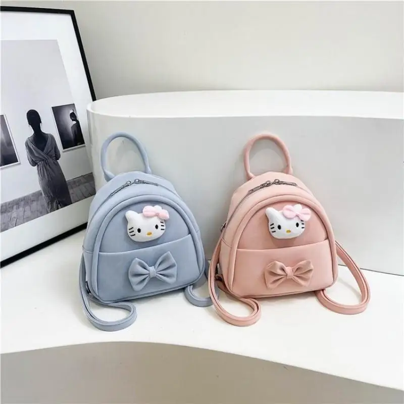 Good-Looking Cartoon Sanrios Hello Kittys Schoolbag Backpack New Shoulder Bag Backpack Good-Looking Fashion Festival Cute Gift