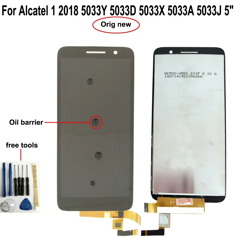 Shyueda 100% NEW For Alcatel 1 2018 5033Y 5033D 5033X 5033A 5033J 5