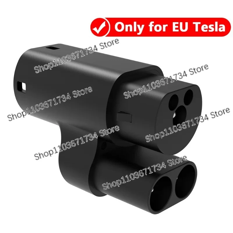 

Electric Car Charger CCS2 To TYPE 2 Connector for Tesla Model Y S X 3 Electric Vehicle Plug Type2 EV Charger Adapter Charging