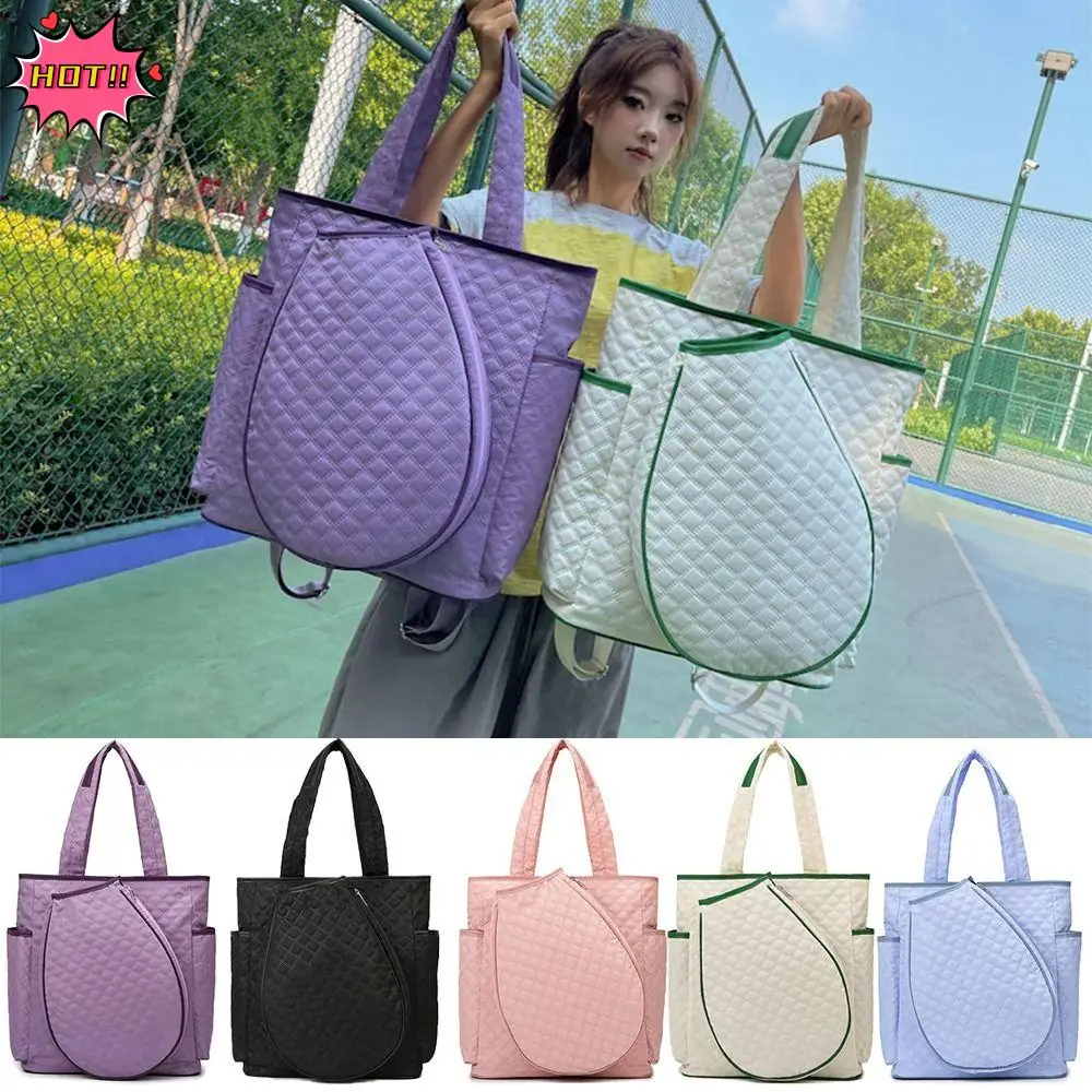 Lightweight Tennis Tote Bag Extra-Large Waterproof Badminton Backpack Versatile Durable Pickleball Racquet Bags for Women Men