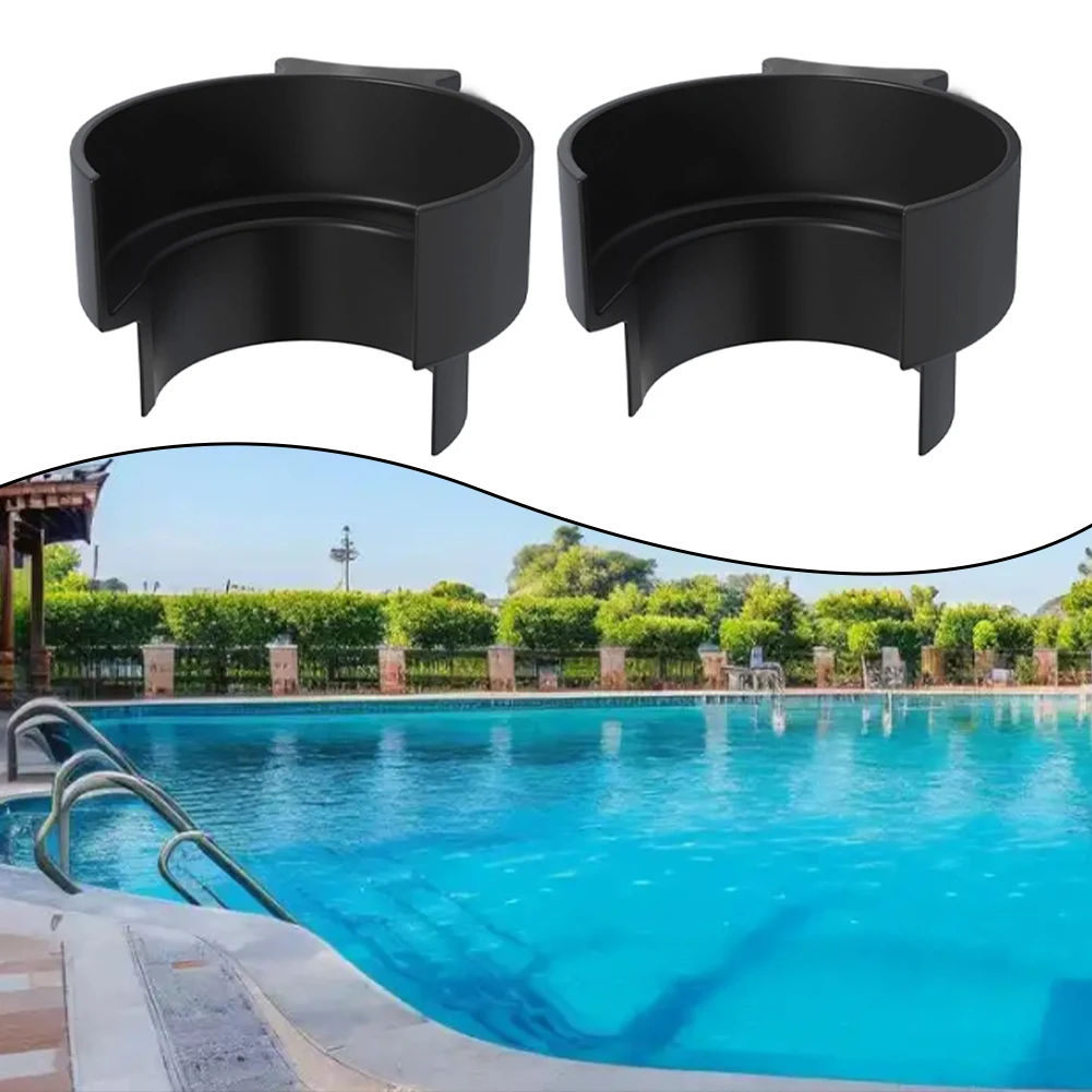 2Pcs Pool Plunger Valve Brackets W/Tie-Wrap 12*10*5cm Plastic For INTEX For Bestwy For Funsicl For Colema Swimming Pool Parts