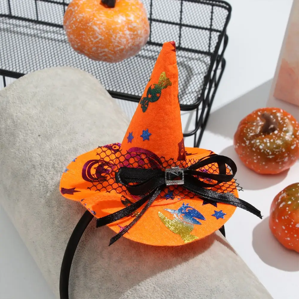 1PCS Fashion Cosplay Props Point Cap Festival Skull Headband Party Hairband Performance Props Decor Headwear Halloween Headband