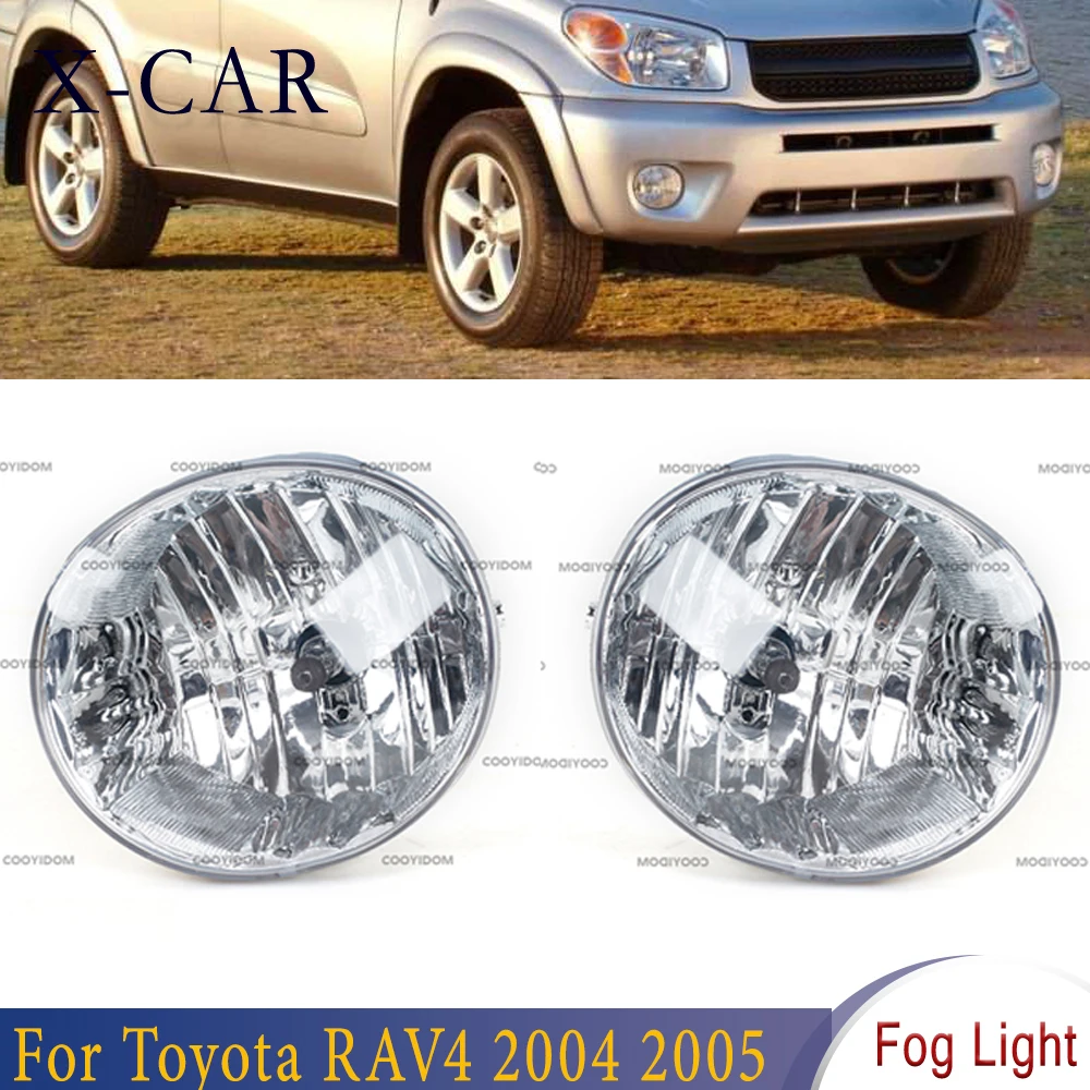 X-CAR for Lexus Halogen fog Lamps headlights DRL Fog Light for Toyota RAV4 2004 2005 headlights headlight led fog lights Car