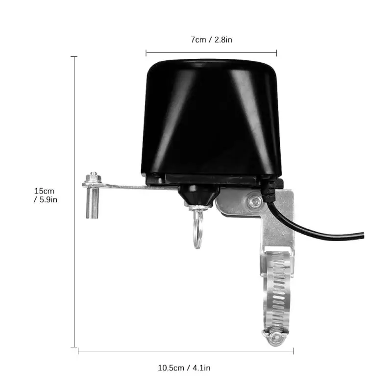 Matter/tuya วาล์วน้ำ WIFI ปิดเครื่องควบคุมการทำงานอัตโนมัติด้วยแก๊ส/น้ำอัจฉริยะ